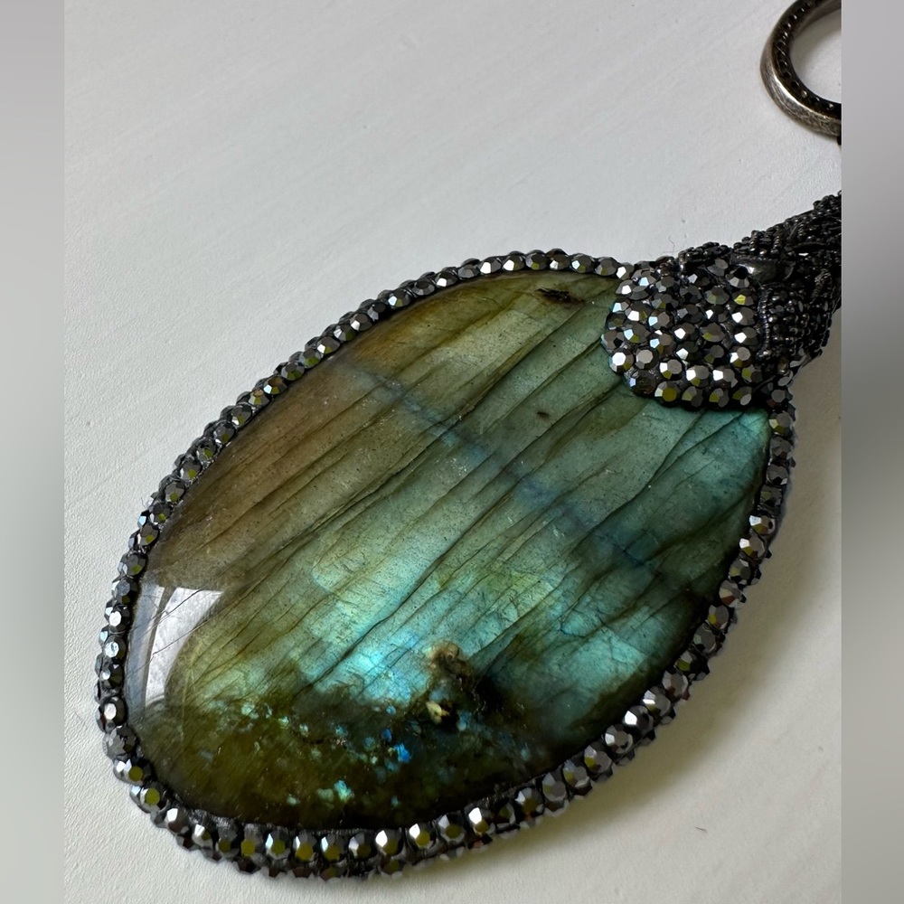 Mer’s Jewels 925 Sterling Silver Labradorite Handmade Necklace